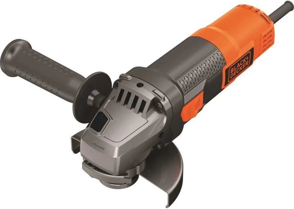 Black & Decker Juodas + DECKER 125 mm 800 W kampinis šlifuoklis BEG120-QS