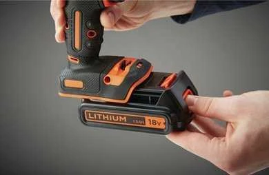Black & Decker Juodas & Decker Akumuliatorius Juodas & Decker BL1518-XJ; 18 V; 1,5 Ah; Li-ion