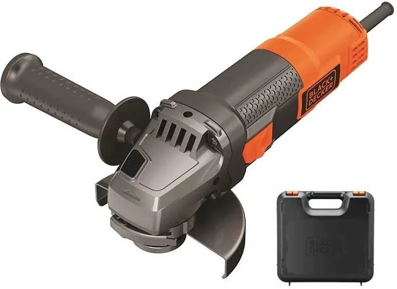 Black & Decker Juodas + DECKER KAMPINIS ŠLIUOTUVAS 125mm 900W BEG220K DĖKLAS