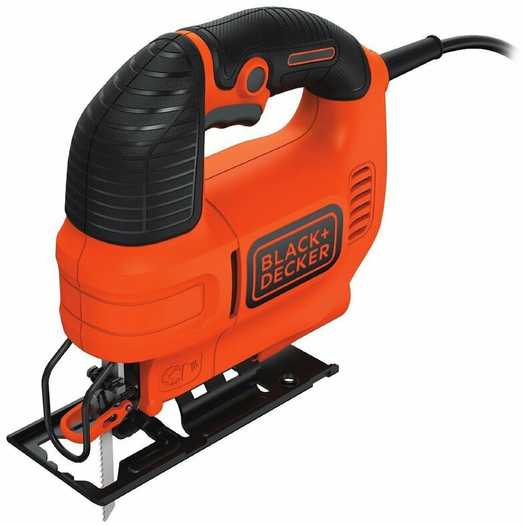 Black & Decker Siaurapjūklis KS801SEK 80 mm 550 W, Kitbox, Juodas & Decker