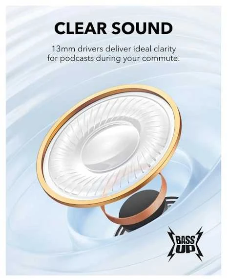 Anker Soundcore K20i 13mm garsiakalbio technologija
