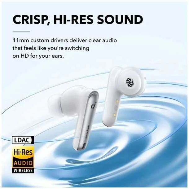 Belaidės ausinės Anker Soundcore Liberty 4 NC, Baltos