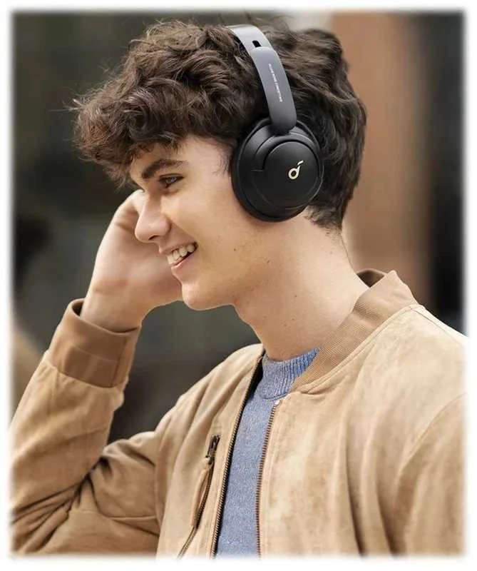 Belaidės ausinės Anker SoundCore Life Q30, Juodos spalvos
