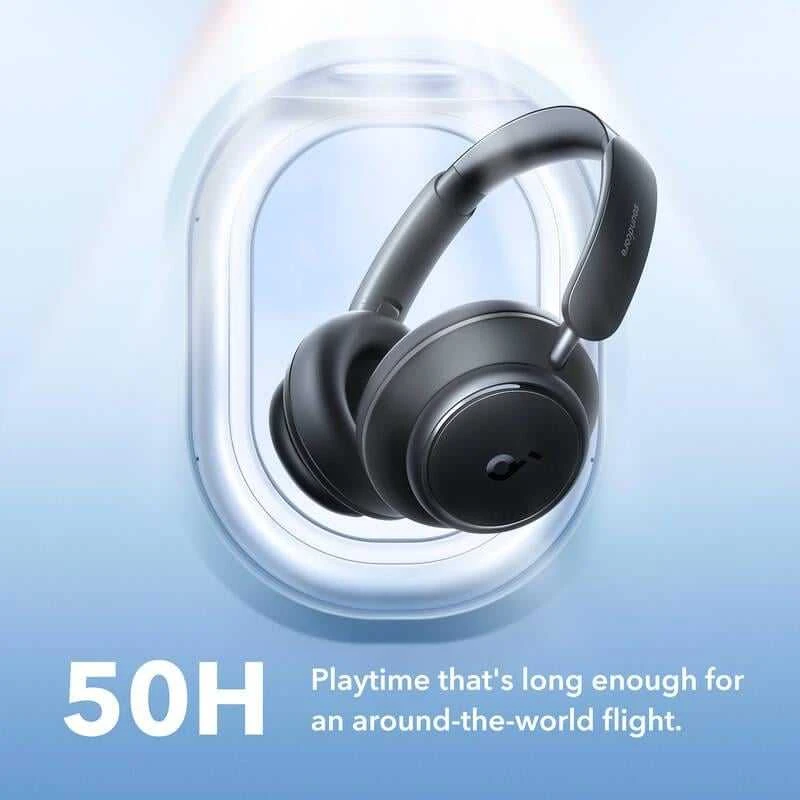 Ausinės Anker Soundcore Space Q45, Juodos