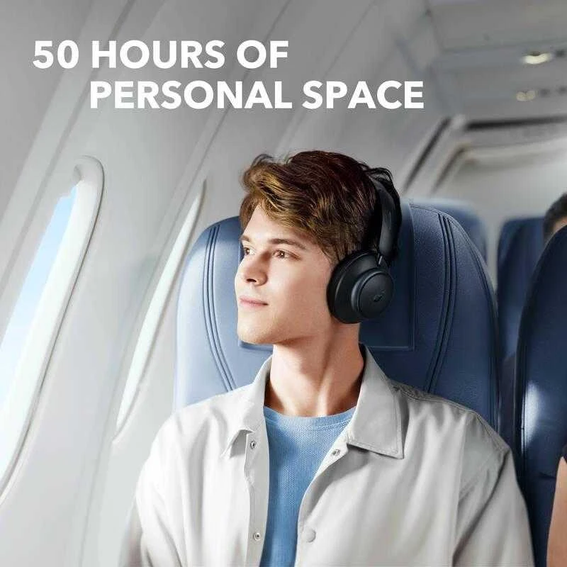 Ausinės Anker Soundcore Space Q45, Juodos