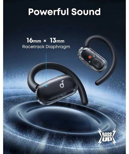 „Anker Soundcore“ | Ausinės atviromis ausimis, patogios, švarus garsas, dėklas be dangtelio | V40i