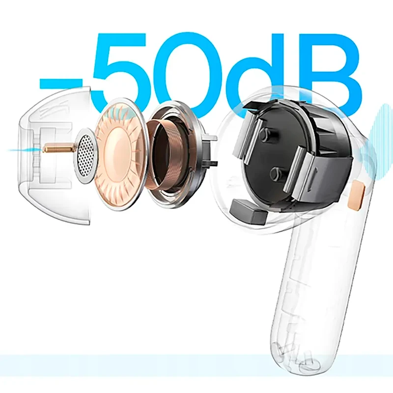 Baseus BP1 Pro ausinių techninė sandara