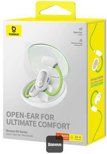 Ausinės Earphones TWS Baseus Eli Sport 1, (žalias)