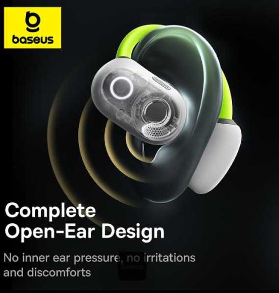 Ausinės Earphones TWS Baseus Eli Sport 1, (žalias)