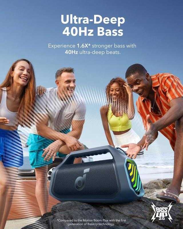 Bluetooth garsiakalbis Anker soundcore Boom 2 Plus mėlynas
