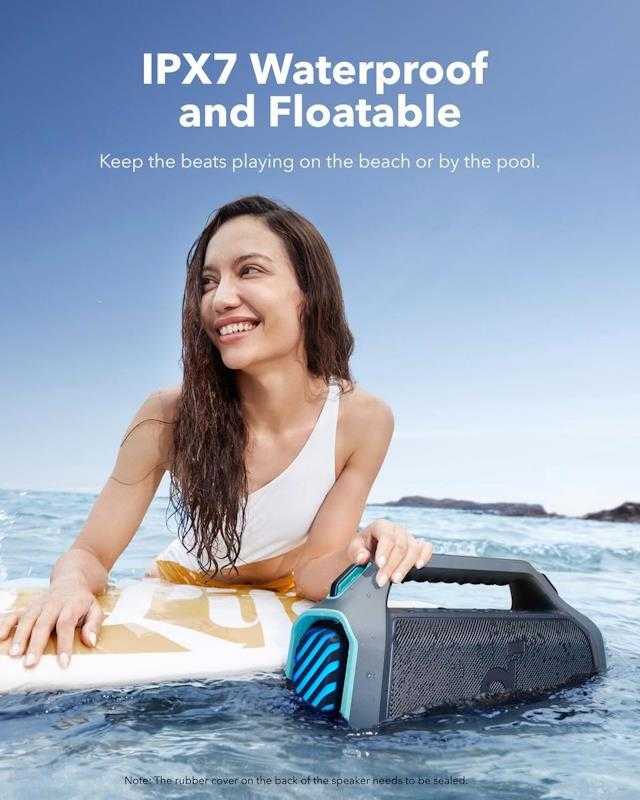 Bluetooth garsiakalbis Anker soundcore Boom 2 Plus mėlynas