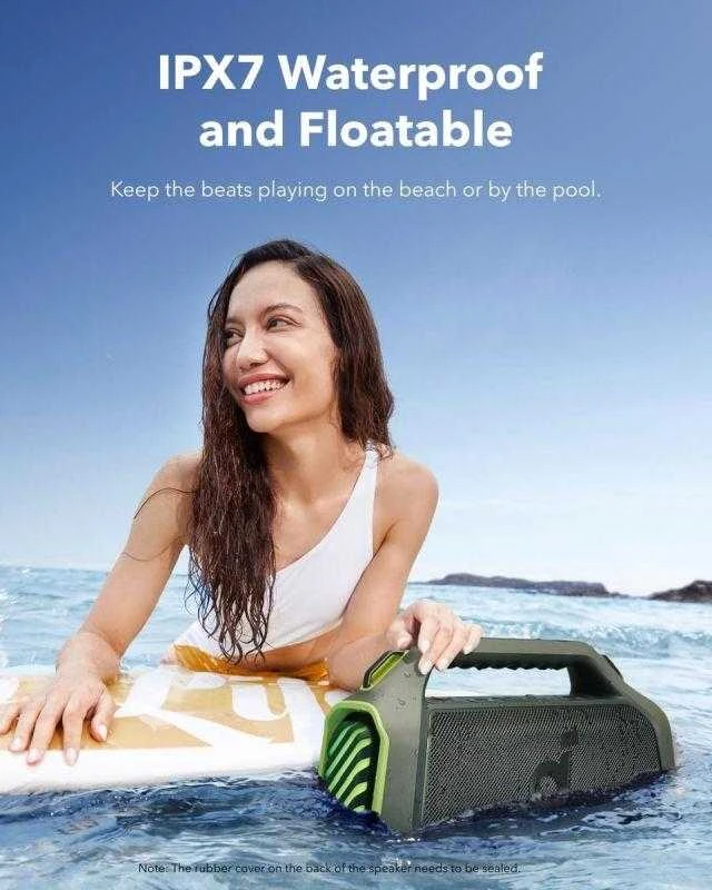 Bluetooth garsiakalbis Anker soundcore Boom 2 Plus žalias