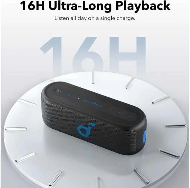 Nešiojama kolonėlė Anker Soundcore Select 2S, Juodos spalvos