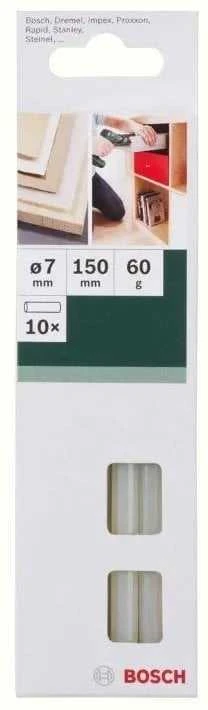 klijų pistoletas Bosch Bosch Accessories 2609256A04 Heißklebesticks 7 mm 150 mm Transparent 60 g 10 St.