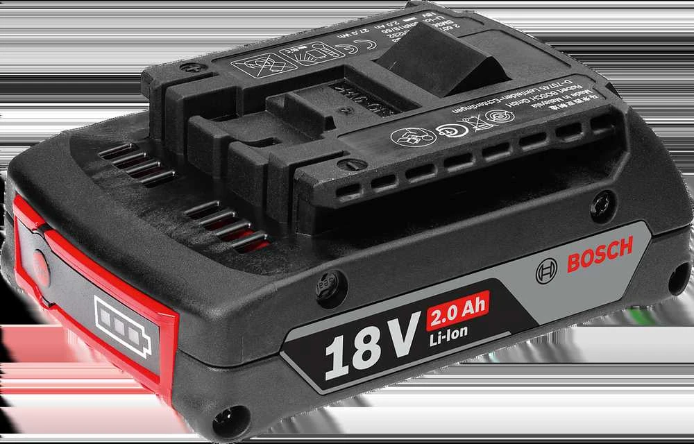 Bosch akumuliatorių ir kroviklio rinkinys 2x 18V 2.0/4.0Ah 1600A01ZS9