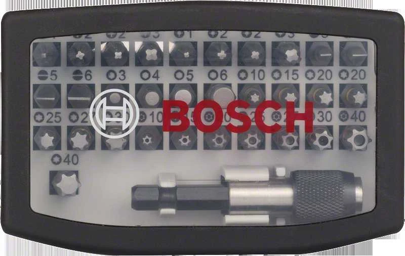 Bosch antgalių rinkinys 1/4", 32 vnt,