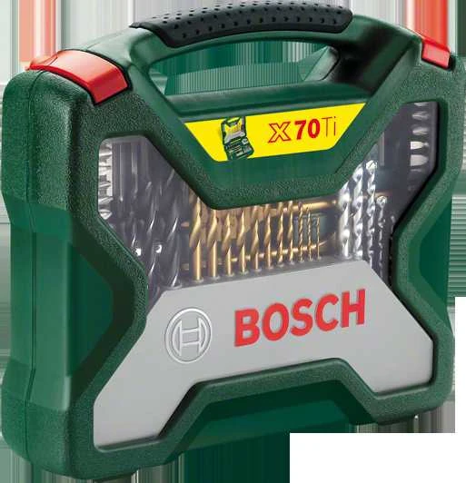 Grąžtas Bosch 70-dalių komplektas Titanium