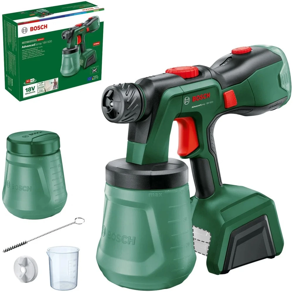 Bosch AdvancedSpray18V-500 solo Akum.dažų pulveriz.