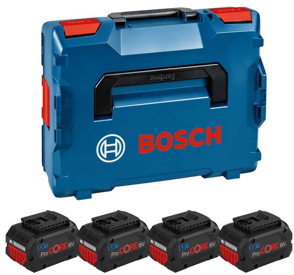 Grąžtas Bosch Bosch 4 x PROCORE18V 5.5AH PROFESSIONAL, akumuliatorius (mėlynas/juodas)