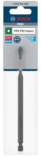 Bosch BIT,GROT KOŃCÓKA IMPACT PRO PZ2 150MM