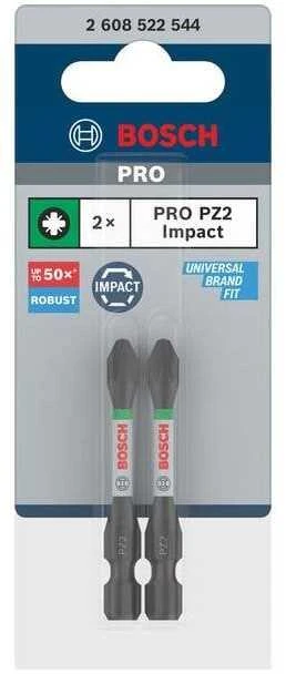 „Bosch PRO PZ2“ smūginis antgalis, 55 mm, 2 vnt.