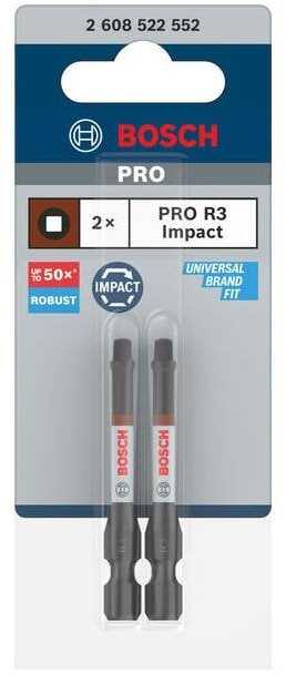 Bosch PRO R3 Impact antg. 55 mm, 2 vnt.