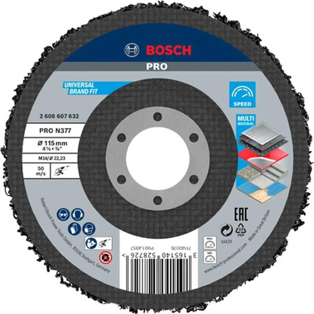 Bosch Valymo diskas, metal 115mm
