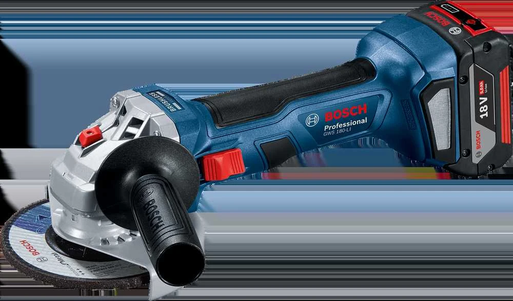 Įrankių rinkinys Bosch 0615990N1U (GDX 180-LI + GWS 180-LI); 18V; 2x4,0 Ah akum.