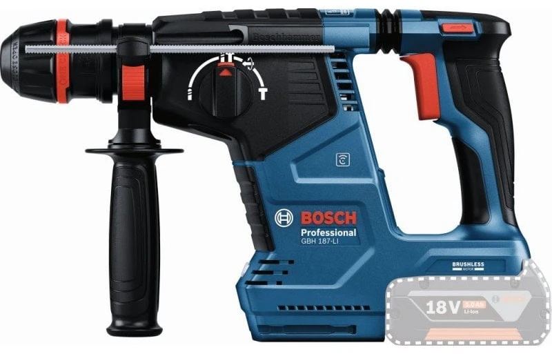 Bosch GBH 18V-24 C be akumuliatoriaus ir kroviklio dėžutė