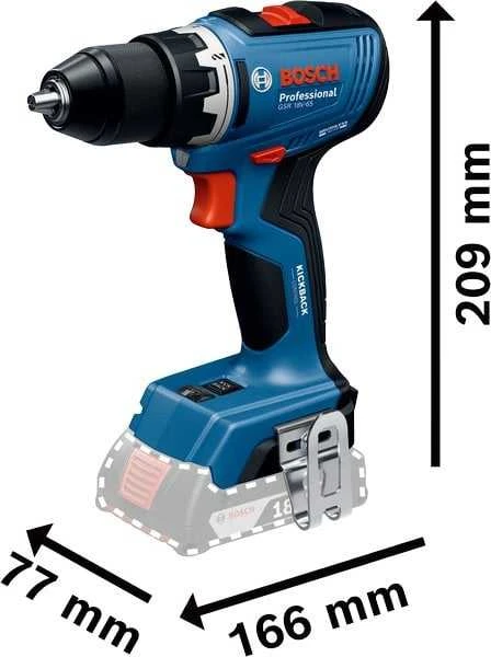 Akumuliatorinis suktuvas-gręžtuvas Bosch GSR 18V-65 Professional; 18 V; 2x5,0 Ah akum. + L-BOXX 136