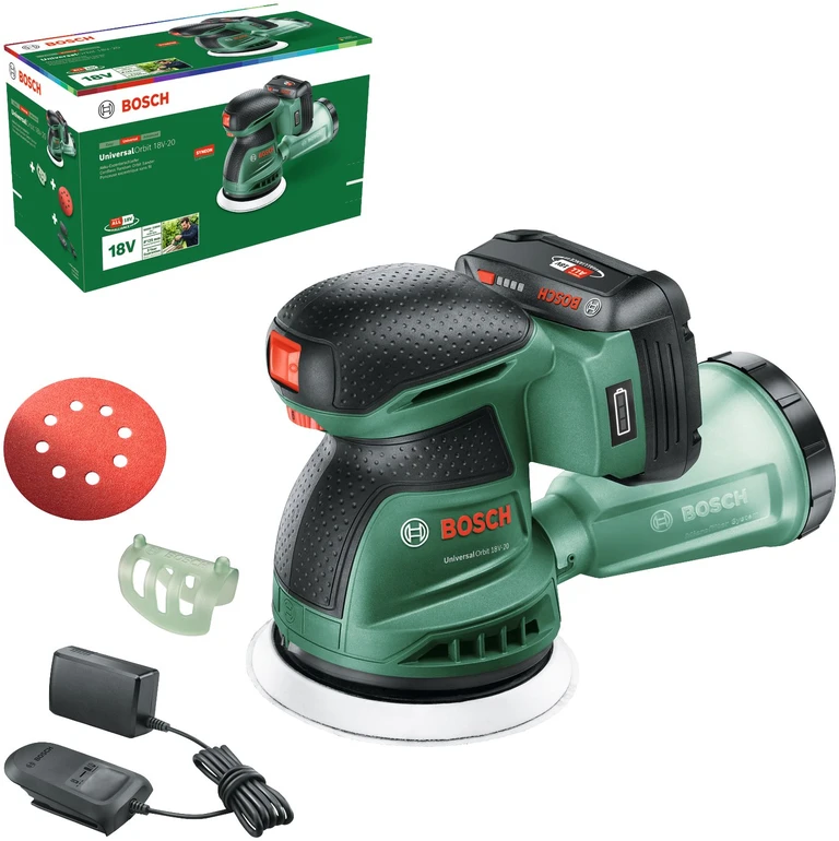 Bosch UniversalOrbit18V-20,1x2a Ekscentrinis šlifuoklis