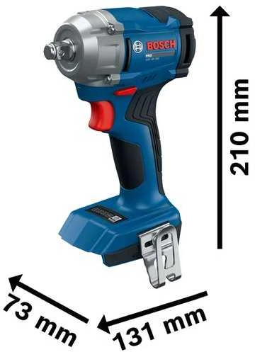 Bosch GDS 18V-350 su matmenimis
