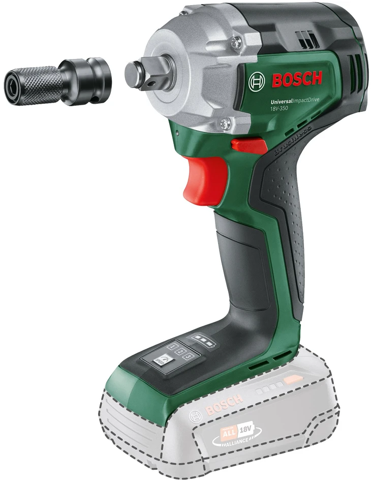 Bosch UniversalImpactDrive18V- -350 Ak.smūg.sukt.be akumuliatoriaus ir kroviklio
