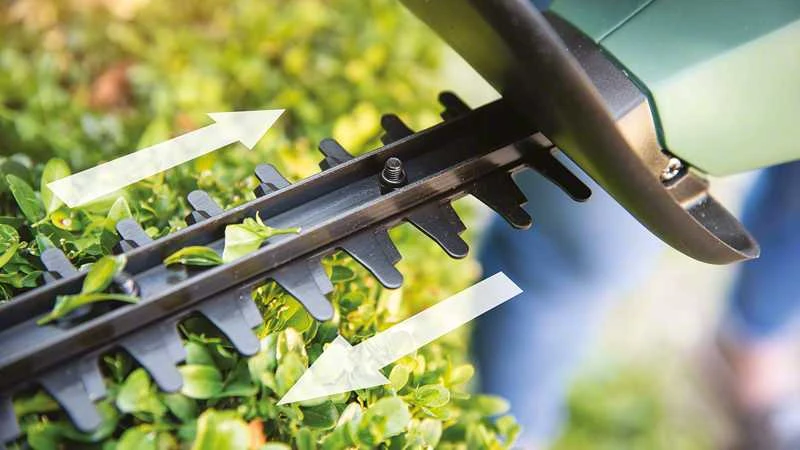 Akumuliatorinės gyvatvorių žirklės Bosch Easy HedgeCut 18-45 pilnas komplektas, 1x2Ah, 45cm