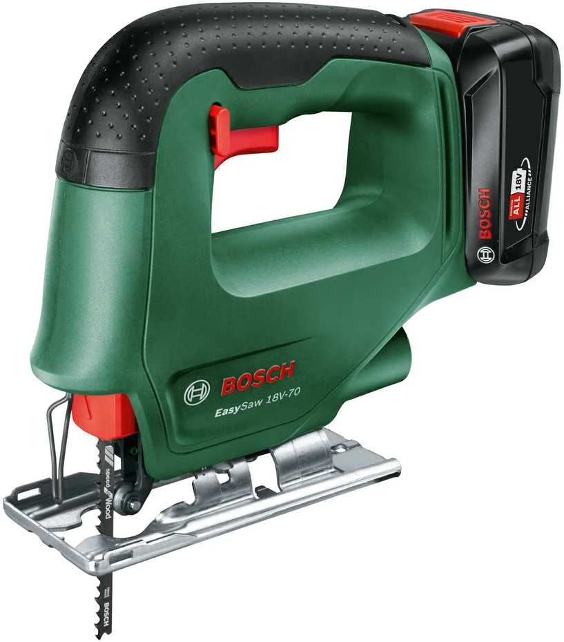 Bosch EasySaw 18V 70 siaurapjūklis su akumuliatoriumi