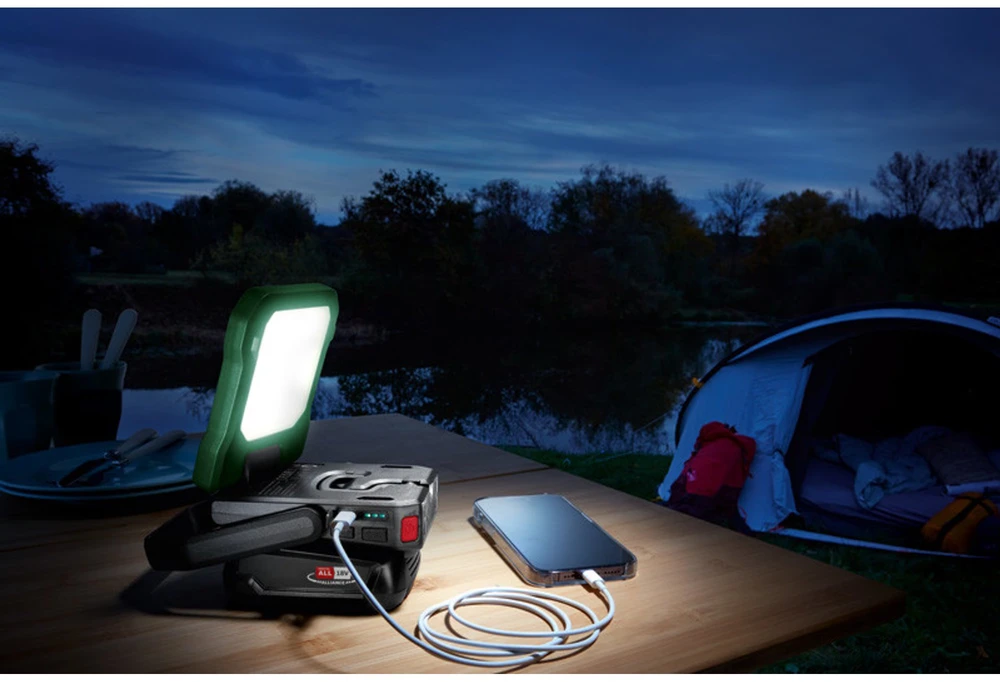 Šviestuvas Bosch EasySpotLight 18V-400; 18 V (be akumuliatoriaus ir pakrovėjo)