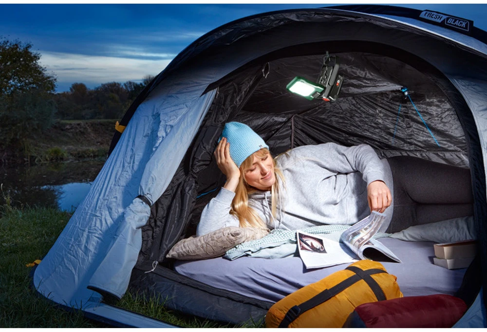 Šviestuvas Bosch EasySpotLight 18V-400; 18 V (be akumuliatoriaus ir pakrovėjo)