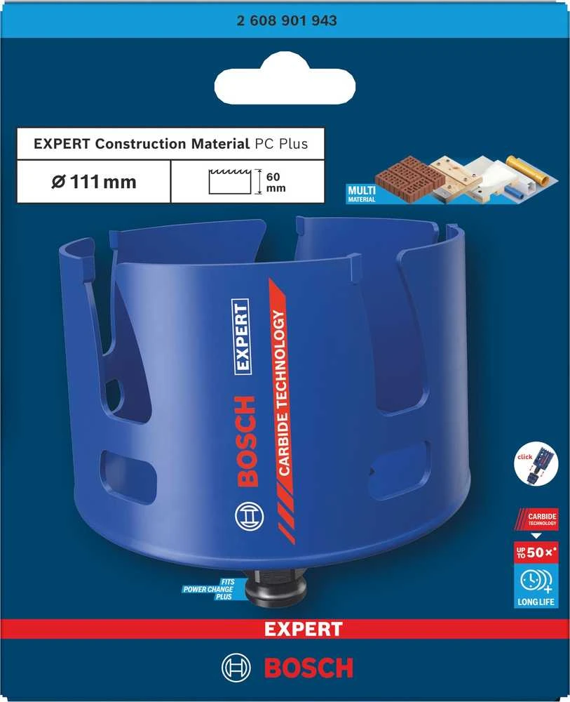Bosch Exp. Gręži. karūna 111mm Construction Material
