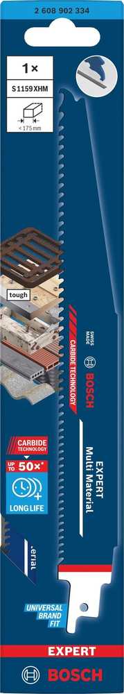 BOSCH EXPERT Multi Material S1159XHM Saw Blade (2.608.902.334)