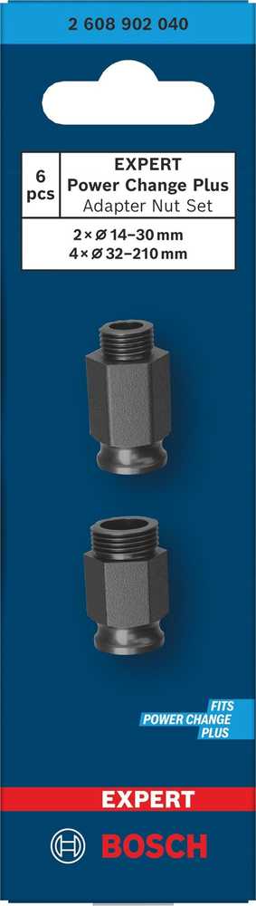 Bosch 6-dalių adapteris seno tipo karūnoms