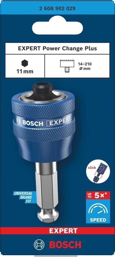 Bosch PC Plus adapteris 7/16" 11 mm, L=75 mm
