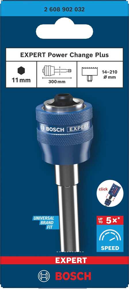 Grąžtas Bosch PC Plus adapteris 7/16" 11 mm, L=300 mm
