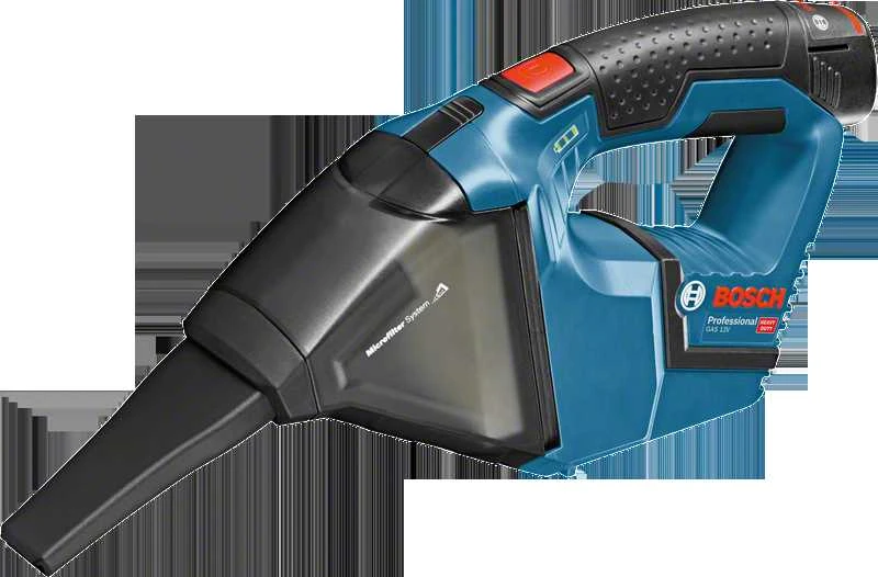 Rankinis dulkių siurblys Bosch GAS 12V, be akumuliatoriaus ir įkroviklio