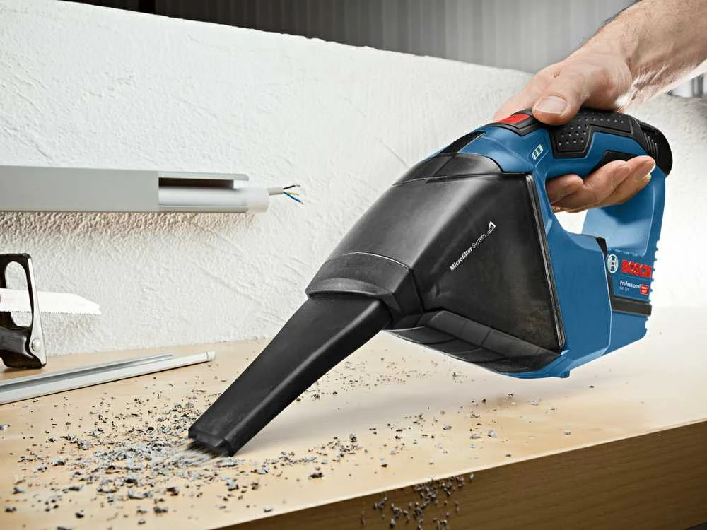 Rankinis dulkių siurblys Bosch GAS 12V, be akumuliatoriaus ir įkroviklio