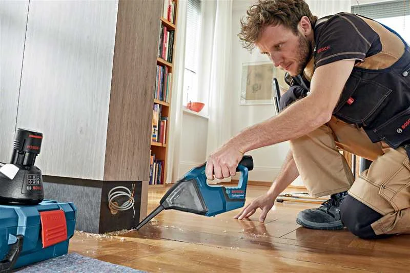 Rankinis dulkių siurblys Bosch GAS 12V, be akumuliatoriaus ir įkroviklio