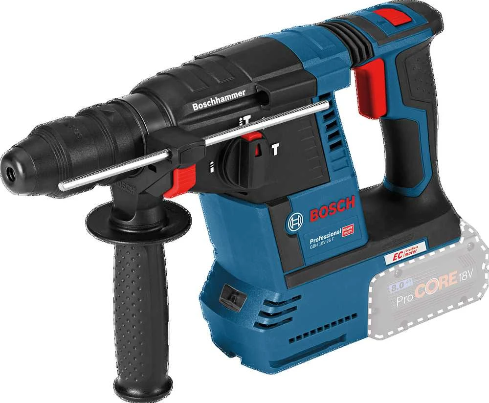 Bosch Akumuliatorinis perforatorius GBH 18V-26 F, be akumuliatoriaus ir kroviklio