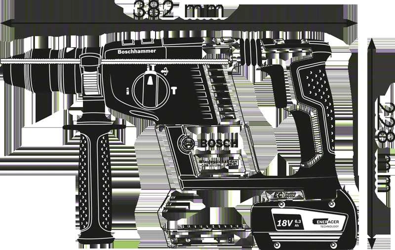 Bosch Akumuliatorinis perforatorius GBH 18V-26 F, be akumuliatoriaus ir kroviklio