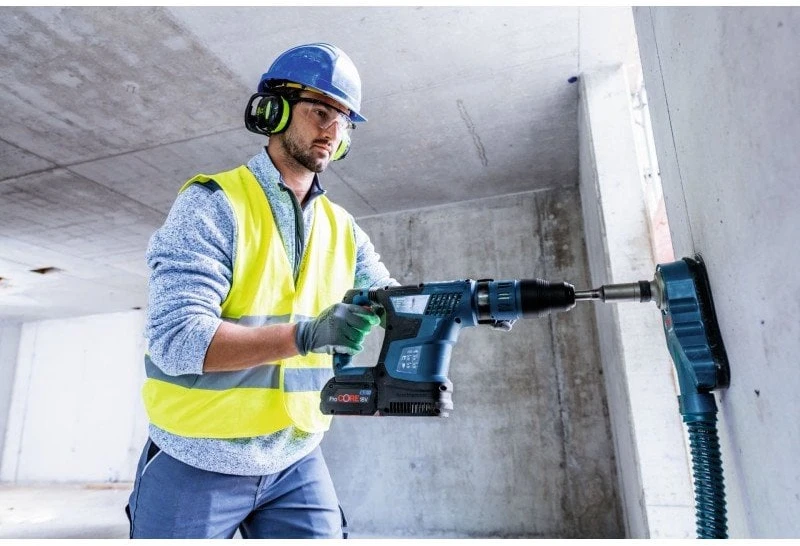 Bosch GBH 18V-36 C, CC be akumuliatoriaus ir kroviklio