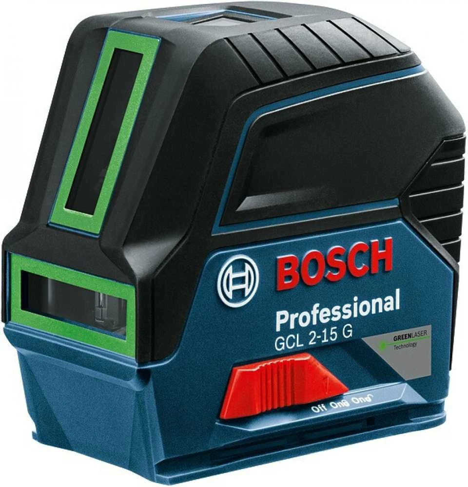 Bosch Kombinuotasis lazeris GCL 2-15 G (3x1.5V AA , Case)
