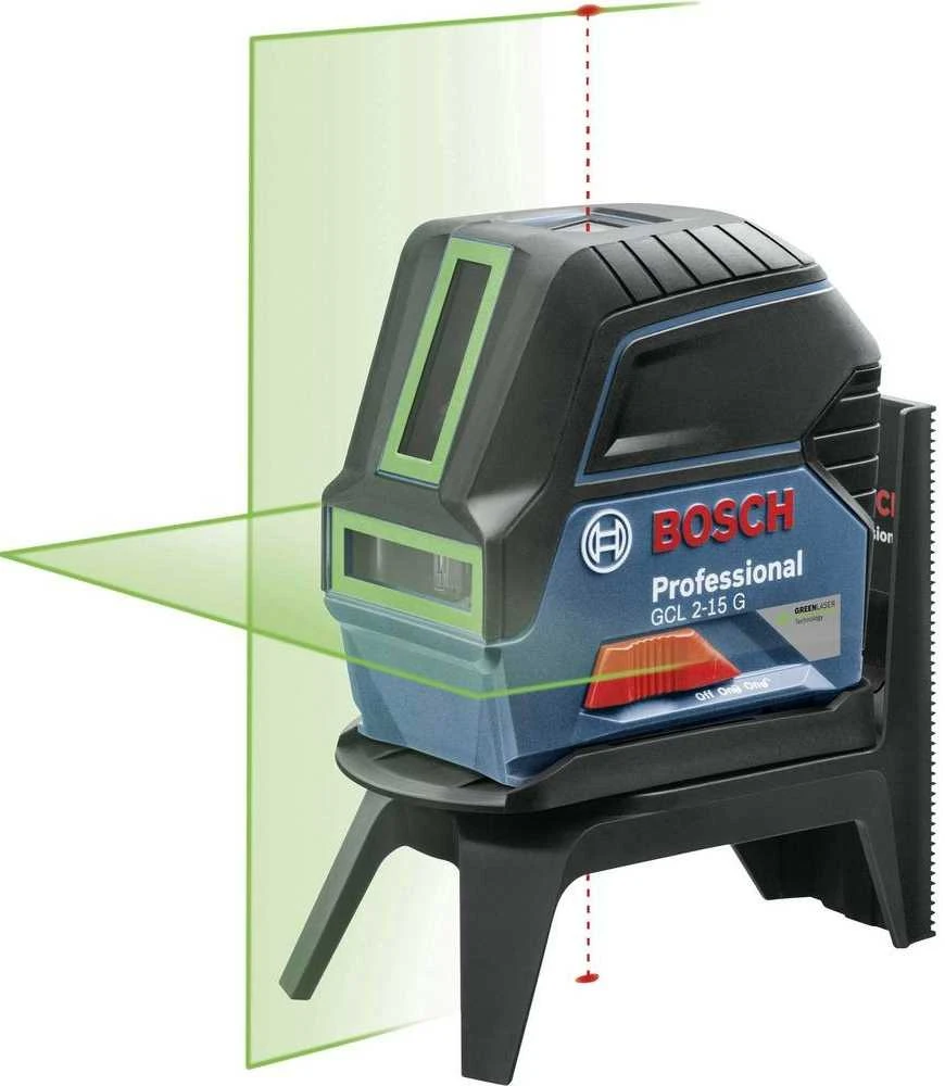 Bosch Kombinuotasis lazeris GCL 2-15 G (3x1.5V AA , Case)